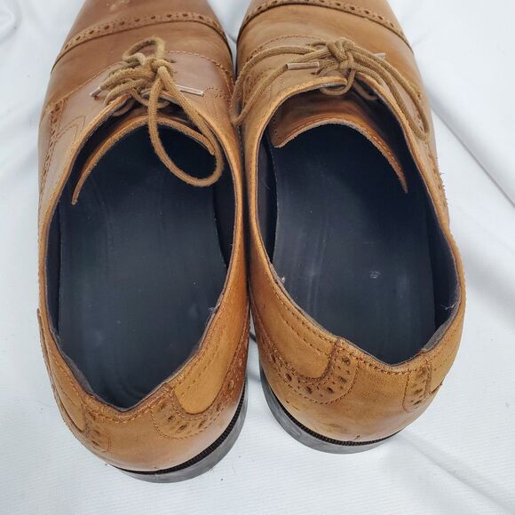 Cole Haan C23791 Men's Size 12W Jefferson Grand Cap Brown Shoes - Picture 5 of 11